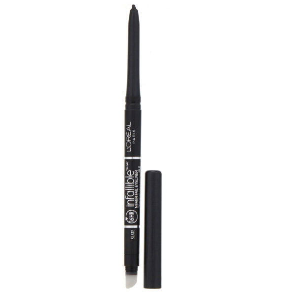 L'Oreal, Infallible, Delineador mecánico, 521 Slate (negro pizarra), 240 mg (0,008 oz)
