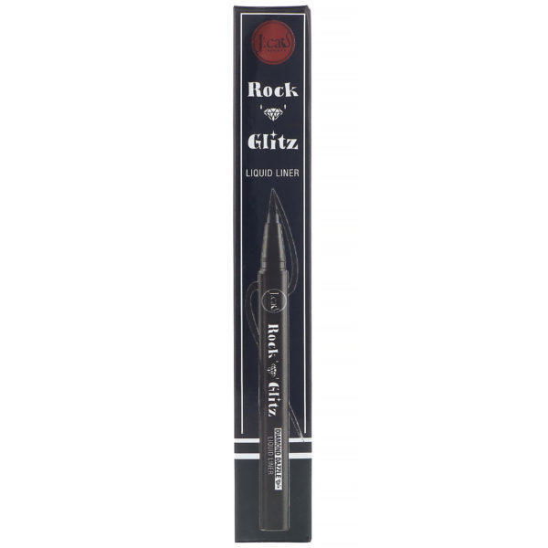 J.Cat Beauty, Rock & Brillo, Resplandor de Diamante, Delineador líquido, RG108 Negro mate Tuxedo Mask, 0,85 g (0,03 oz) - Imagen 2