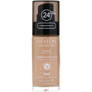 Revlon, Colorstay, Maquillaje, Para pieles mixtas/grasas, 300 Beige dorado, 30 ml (1 oz. líq.)