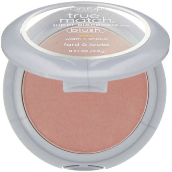 L'Oreal, True Match Super-Blendable, Rubor, W5-6 Subtle Sable (azabache suave), 6 g (0,21 oz)