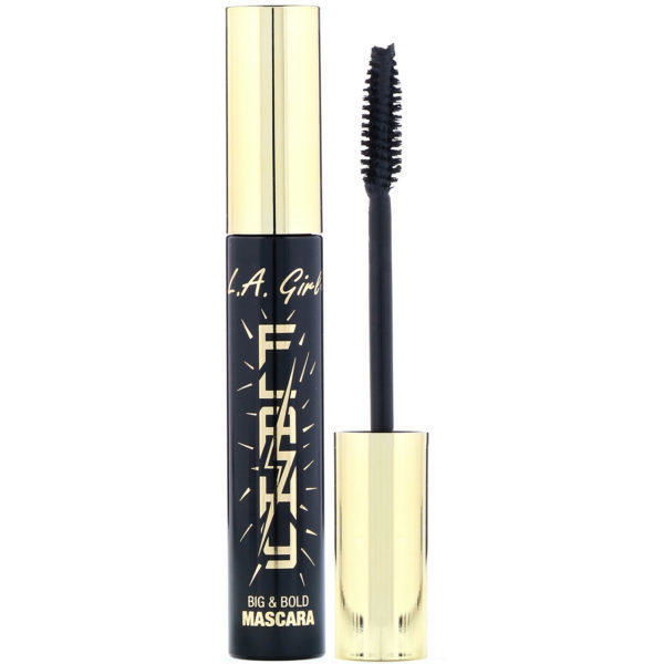 L.A. Girl, Máscara para pestañas Flashy, Negro intenso, 8 ml (0,27 oz. líq.)