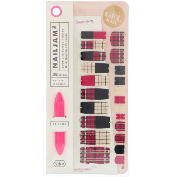 Vika Nailjam, Tiras de gel para uñas de manos y pies, Semana de la moda, 38 Tiras