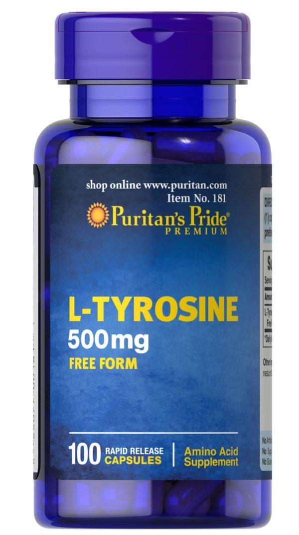 L-tirosina 500 mg