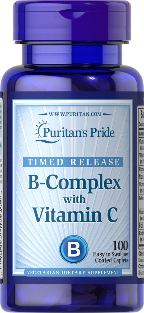 Complejo de vitamina B + vitamina C de liberación prolongada