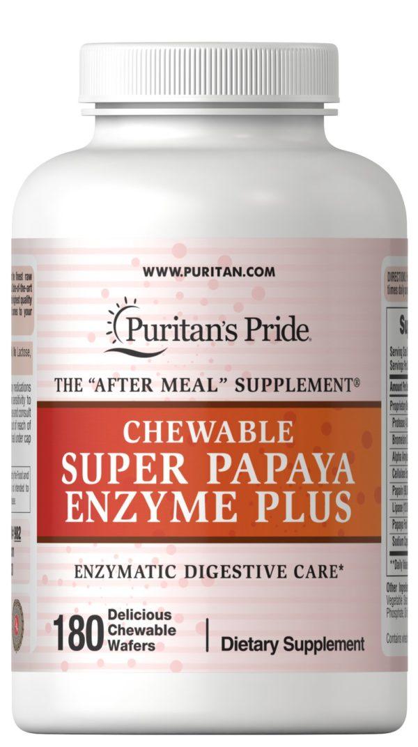 Super Papaya Enzyme Plus masticable