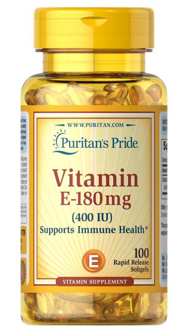 Vitamina E-180 mg (400 UI) dl_Alfa Tocoferil Acetato