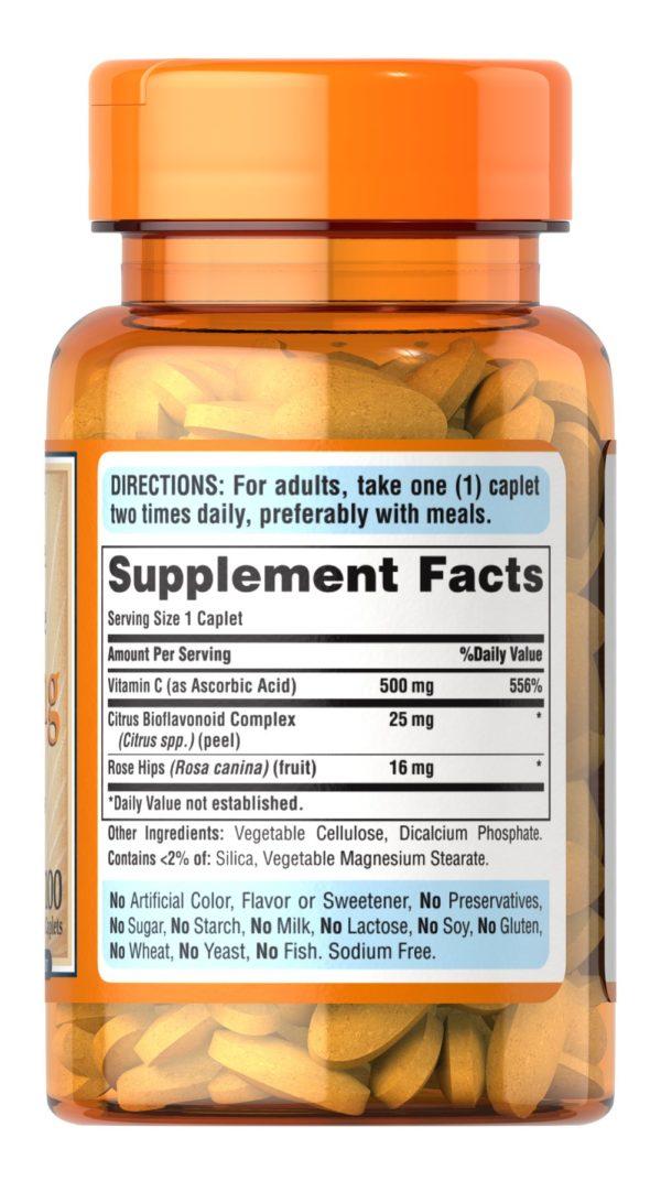 Vitamina C-500 mg con liberación prolongada de escaramujos - Imagen 4