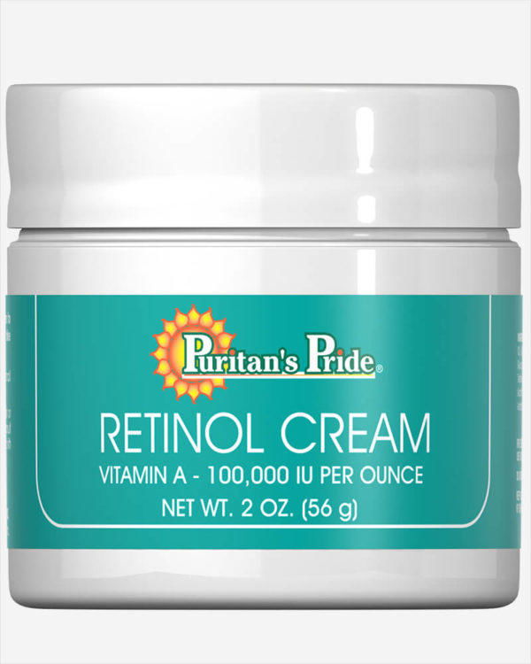 Crema de retinol (vitamina A 100.000 UI por onza)