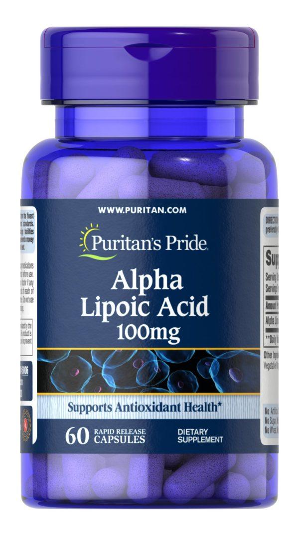 Ácido alfa lipoico 100 mg