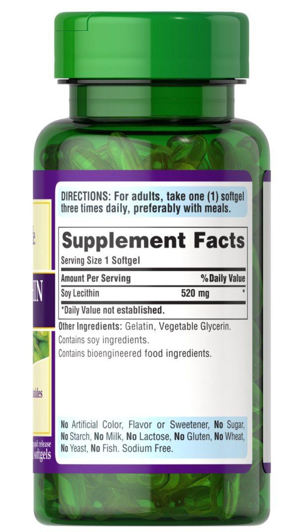 Lecitina de soja 520 mg - Imagen 4