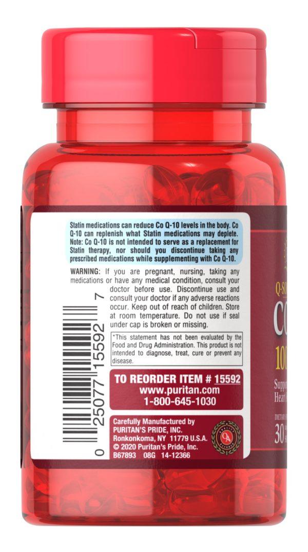 Q-SORB ™ Co Q-10 100 mg - Imagen 3