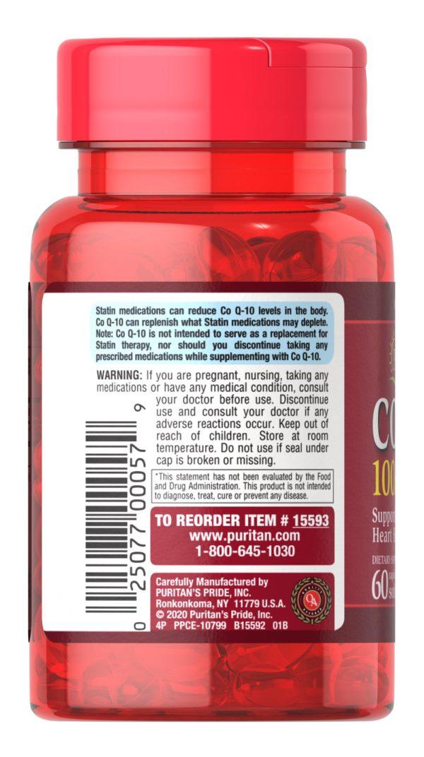 Q-SORB ™ Co Q-10 100 mg - Imagen 4