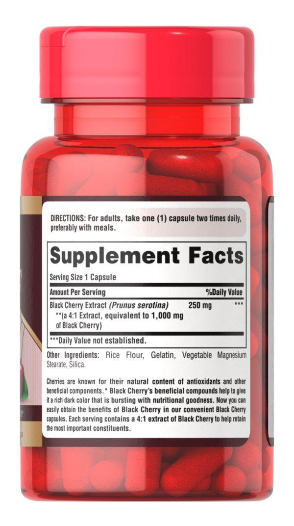 Extracto de cereza negra 1000 mg - Imagen 4
