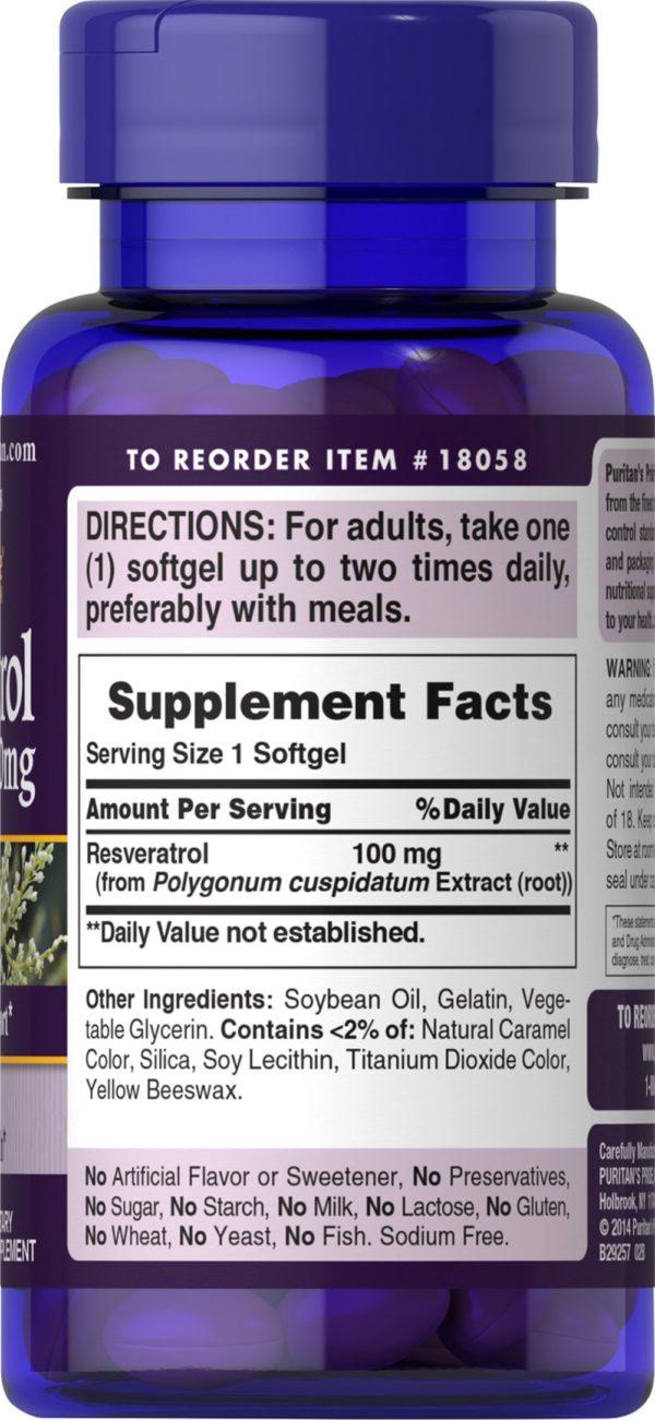 Resveratrol 100 mg - Imagen 3