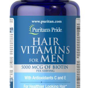 Vitaminas para el cabello de los hombres