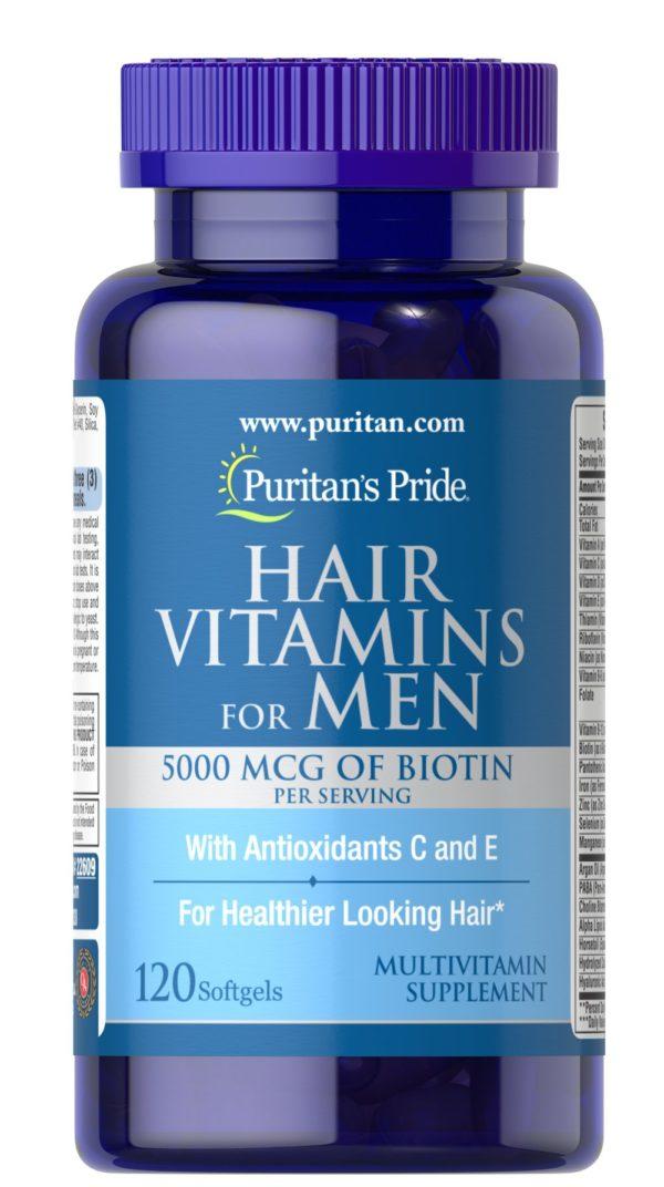 Vitaminas para el cabello de los hombres