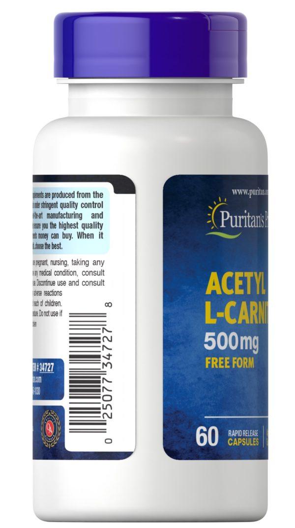 Acetil L-Carnitina 500 mg - Imagen 4