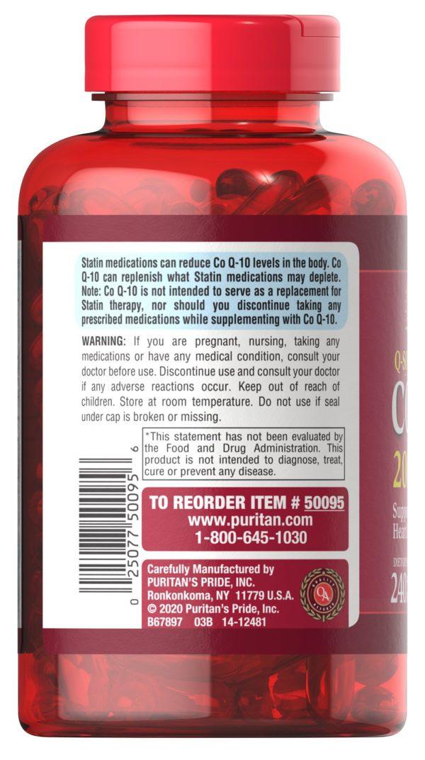 Q-SORB ™ Co Q-10 200 mg - Imagen 4