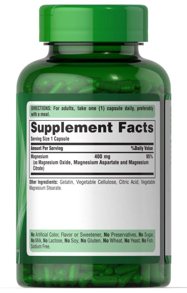 Complejo triple de magnesio 400 mg - Imagen 4