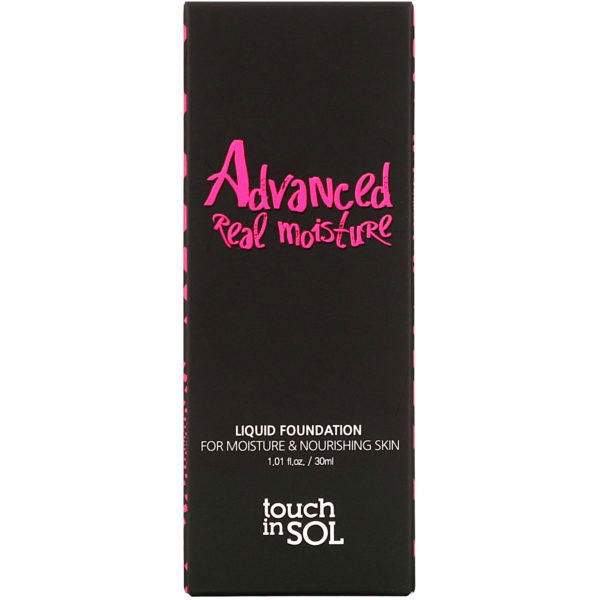 Touch in Sol, Advanced Real Moisture, Liquid Foundation, SPF 30 PA++, #21 Nude Beige, 1.01 fl oz (30 ml) - Imagen 2