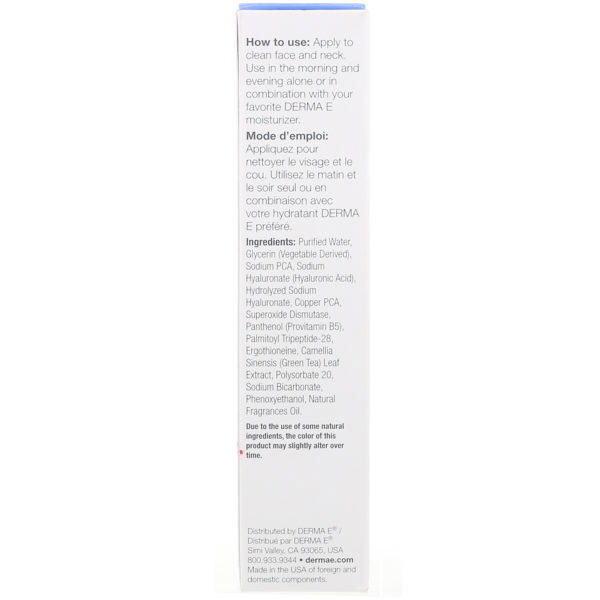 Derma E, Ultra Hydrating Alkaline Gel Booster, 1 fl oz (30 ml) - Imagen 2