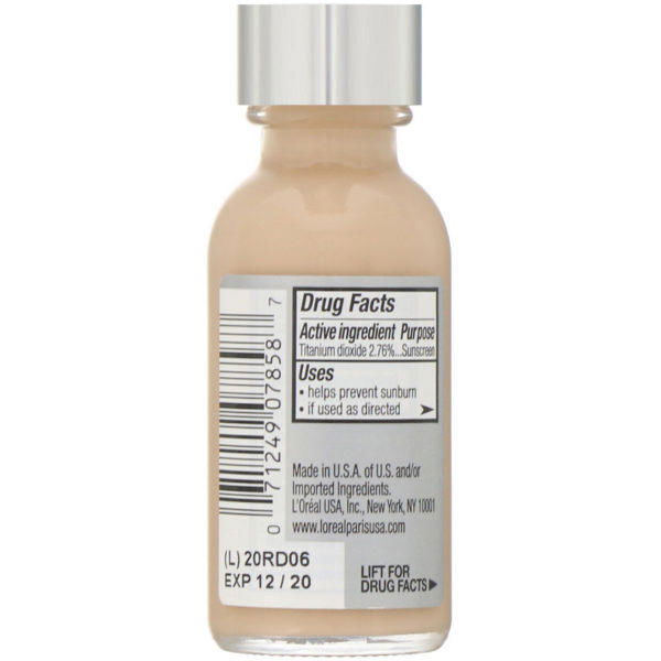 L'Oreal, True Match Super-Blendable Makeup, N2 Classic Ivory, 1 fl oz (30 ml) - Imagen 2
