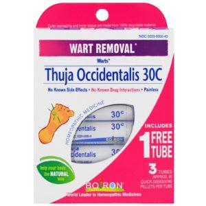 Boiron, Tuya occidental 30C, 3 tubos, 80 comprimidos c/u