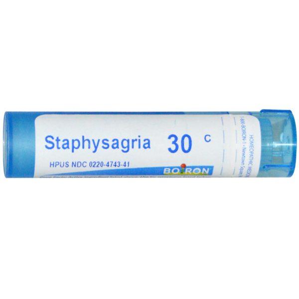 Boiron, Single Remedies, Staphysagria, 30C, 80 Comprimidos
