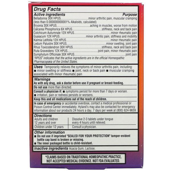 Hyland's, FlexMore Arthritis Pain Relief, 50 Quick-Dissolving Tablets - Imagen 2