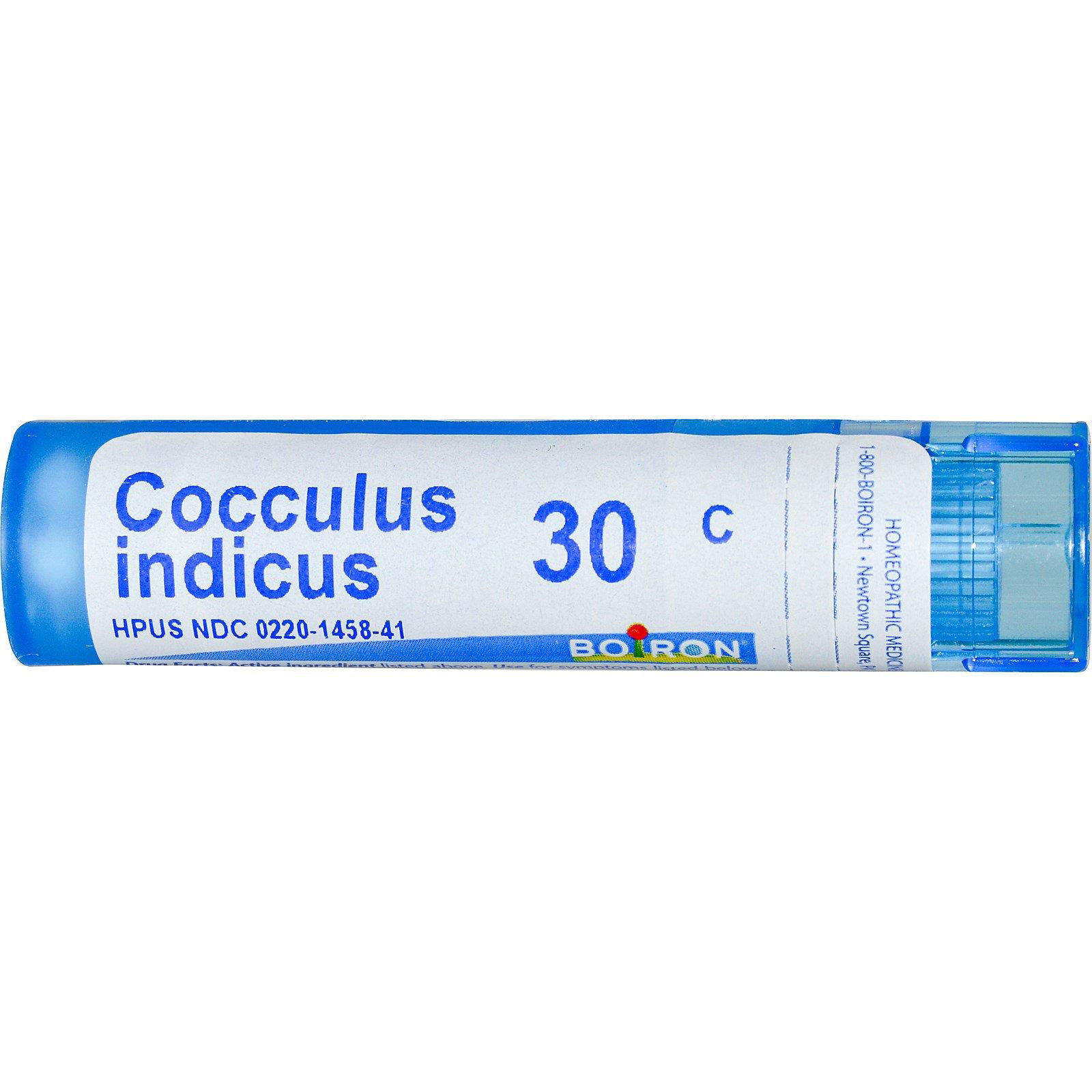 Boiron, Single Remedies, Cocculus Indicus, 30C, Aproximadamente 80 bolitas