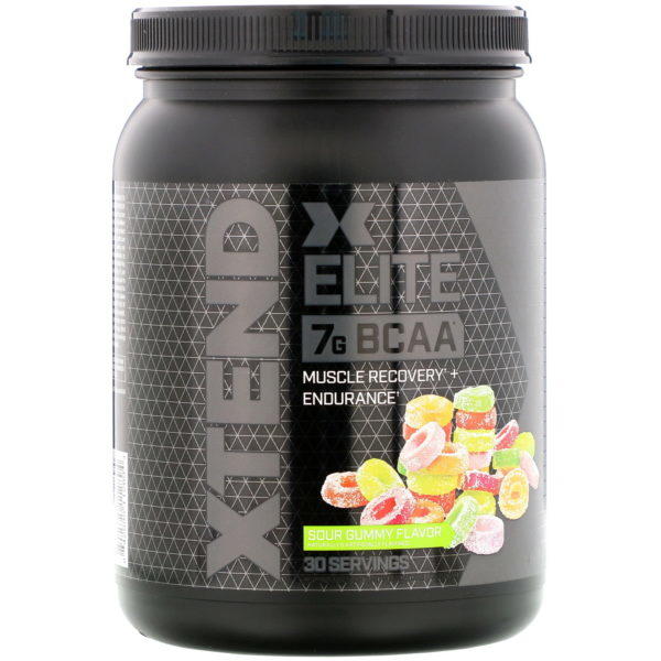 Xtend, Xtend Elite, 7 g de aminoácidos de cadena ramificada, Sabor a gomitas ácidas, 540 g (1,19 lb)