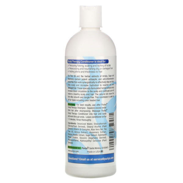 Puriya, Scalp Therapy Conditioner, For All Hair Types, 16 fl oz (473 ml) - Imagen 2