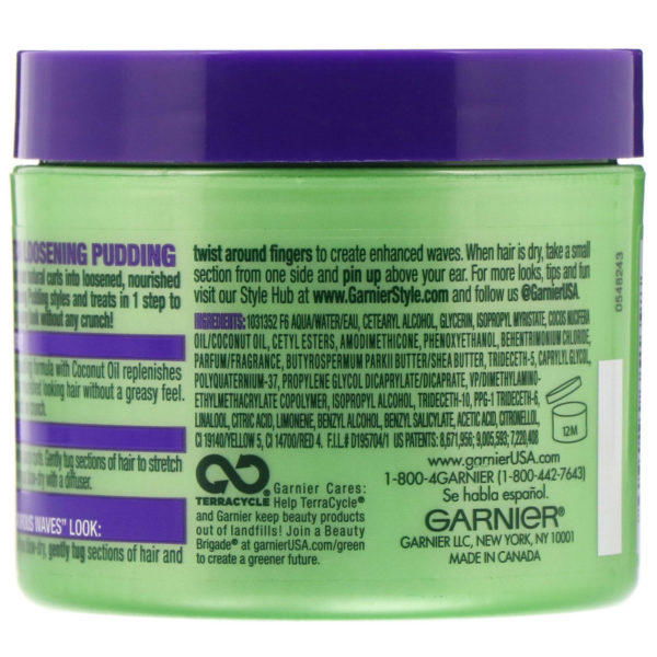 Garnier, Fructis Style, Curl Stretch, Crema para convertir rizos en ondas, 114 g (4 oz) - Imagen 2