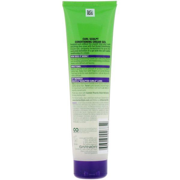 Garnier, Fructis, Rizos esculpidos, Gel acondicionador en crema, 150 ml (5,1 oz. líq.) - Imagen 2