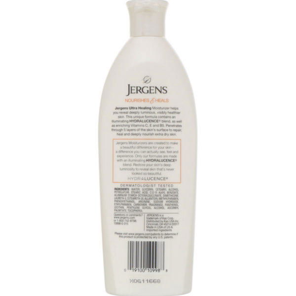 Jergens, Ultra Healing, Extra Dry Skin Moisturizer, 10 fl oz (295 ml) - Imagen 2