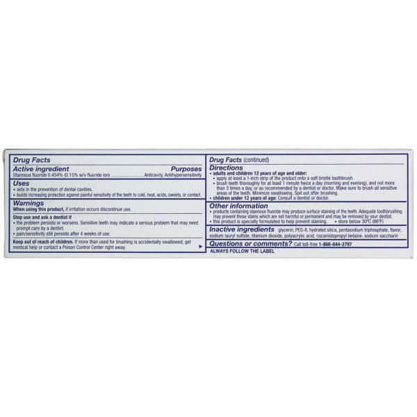 Sensodyne, Repair & Protect Whitening Toothpaste with Fluoride, 3.4 oz (96.4 g) - Imagen 3