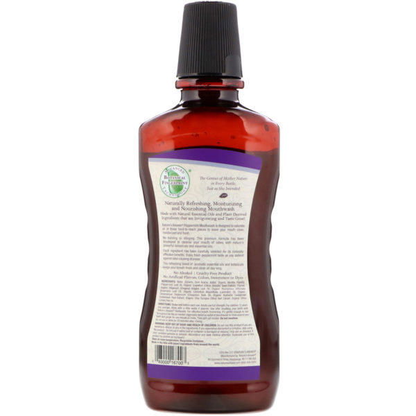 Nature's Answer, Enjuague oral con aceites esenciales, hierbabuena, 16 fl. Oz - Imagen 2