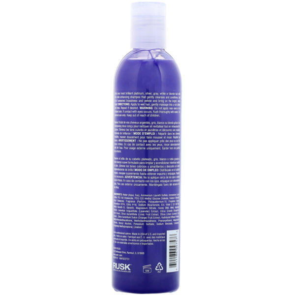 Rusk, Deepshine, Platinum X, Champú, 355 ml (12 oz) - Imagen 2