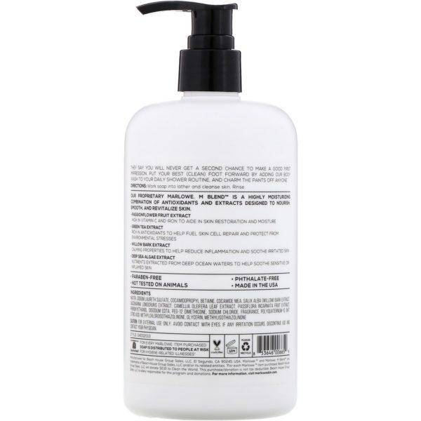 Marlowe, Jabón líquido corporal para hombres, N.° 103, 473,2 ml (16 oz. líq.) - Imagen 2