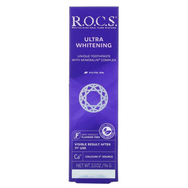 R.O.C.S., Ultra Whitening Toothpaste, 3.3 oz (94 g) - Imagen 2
