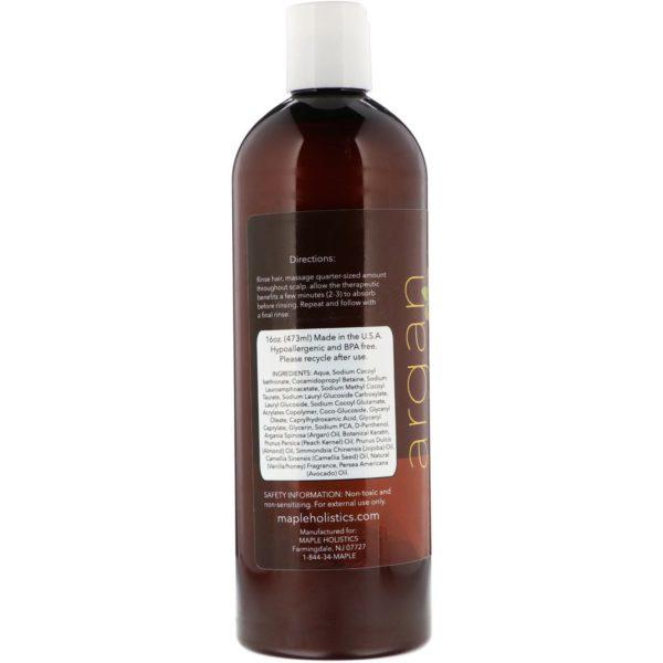 Maple Holistics, Argan, Special Formula Shampoo, 16 oz (473 ml) - Imagen 2