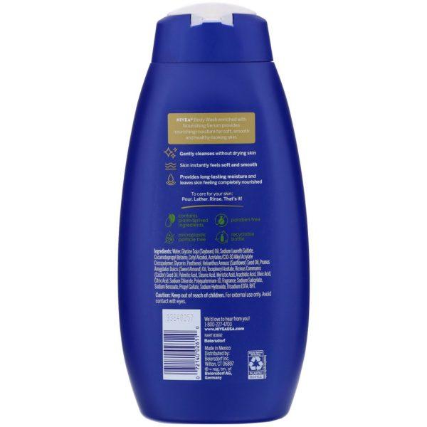 Nivea, Jabón líquido corporal nutritivo, Cuidado nutritivo, 591 ml (20 oz. líq.) - Imagen 2