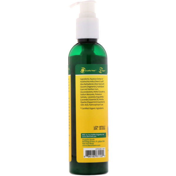 Organix South, TheraNeem Naturals, Neem Leaf & Aloe Gel, Cooling Therape, 8 fl oz (240 ml) - Imagen 2