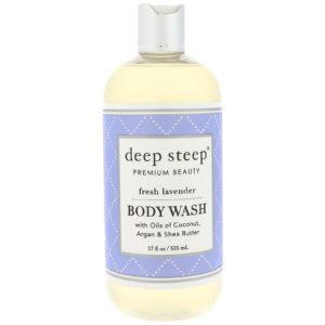 Deep Steep, Body Wash, Fresh Lavender, 17 fl oz (503 ml)
