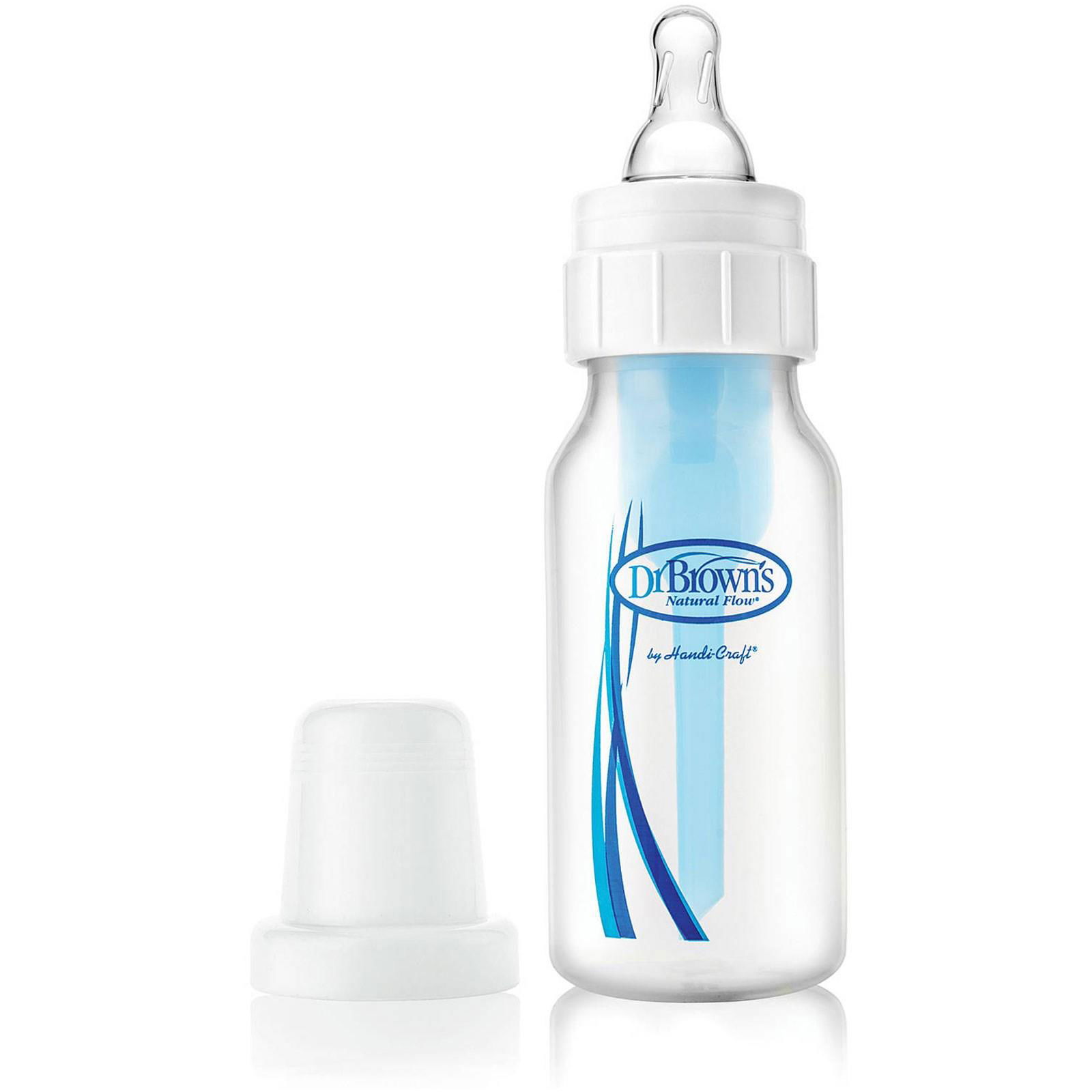 Dr. Brown's, Botella de flujo natural, nivel 1, recién nacidos, 4 oz (120 ml)