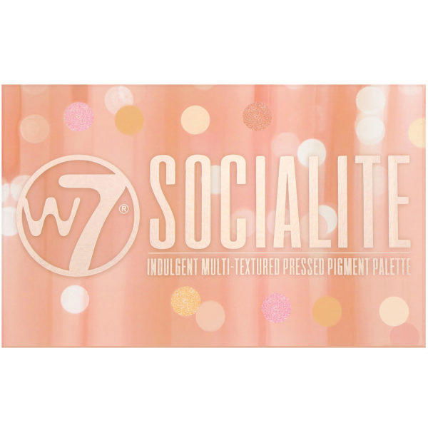 W7, Alta sociedad, Paleta de sombras compactas para ojos con varias texturas, 17 g (0,59 oz) - Imagen 2