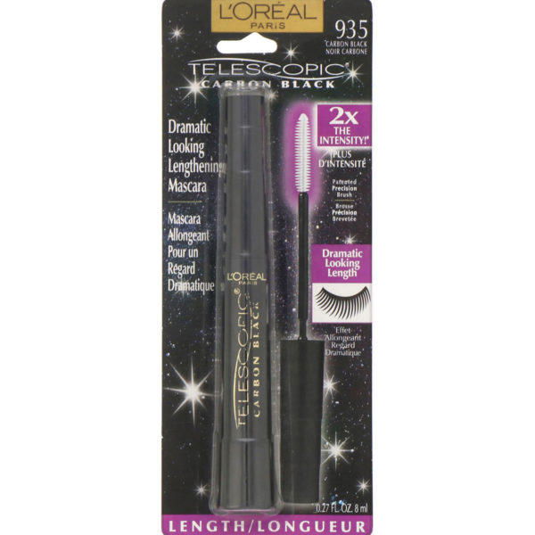 L'Oreal, Máscara para pestañas Telescopic, Negro carbono 935, 8 ml (0,27 oz. líq.) - Imagen 2