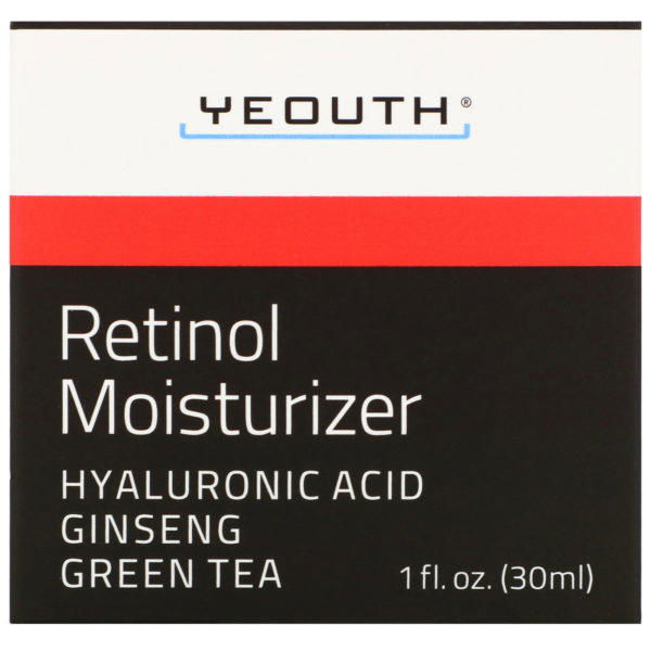 Yeouth, Humectante con retinol, Ácido hialurónico, ginseng y té verde, 30 ml (1 oz. líq.) - Imagen 3