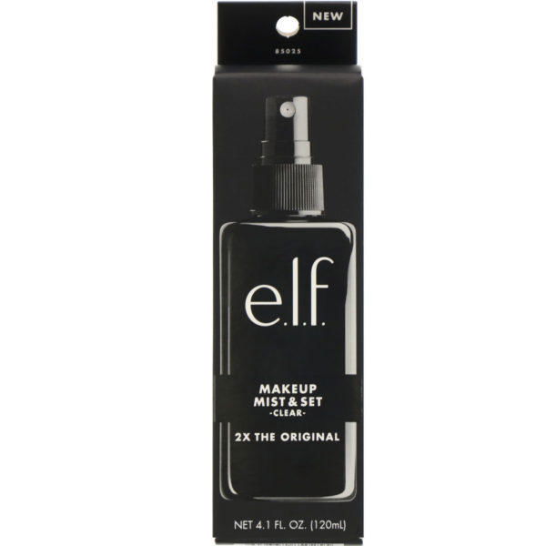 E.L.F., Makeup Mist & Set, Spray fijador de maquillaje, Transparente, 120 ml (4,1 oz. líq.) - Imagen 2
