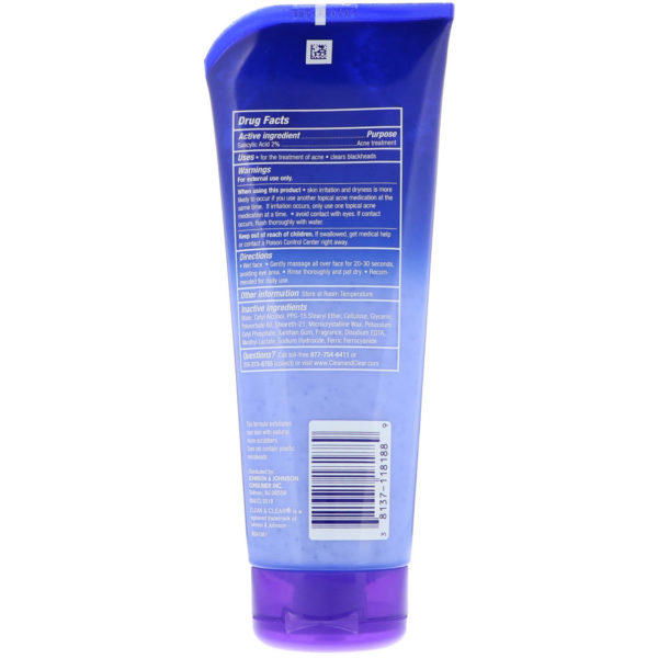 Clean & Clear, Exfoliante Blackhead Eraser, 7 oz (198 g) - Imagen 2